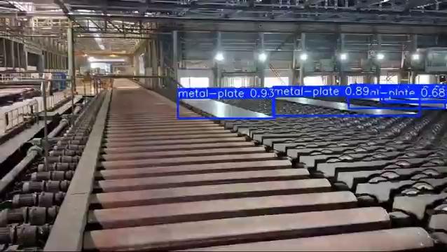 Computer vision tracking metal plates on a production line